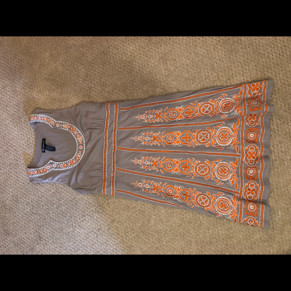 Scoop neck dress
